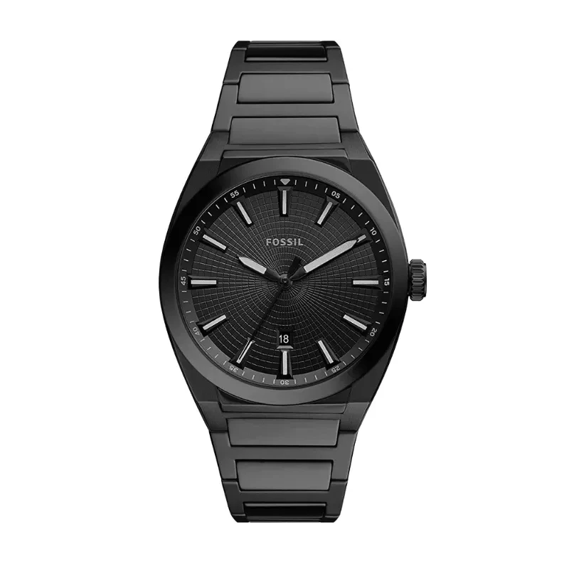 Fossil Everett Black Dial Fashion Men's Watch- FS5824